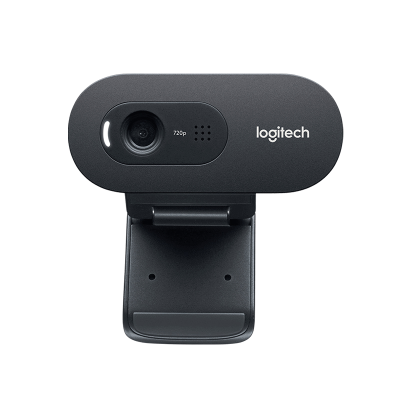 罗技（Logitech）C270i网络摄像头 视频聊天游戏直播带麦克风台式机电脑普通摄像头 黑色 智能摄像机 监控摄像头