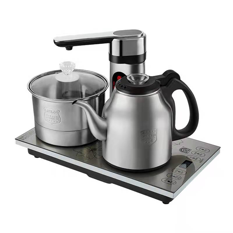 容声智能全自动旋转上抽水不锈钢电热烧水壶保温