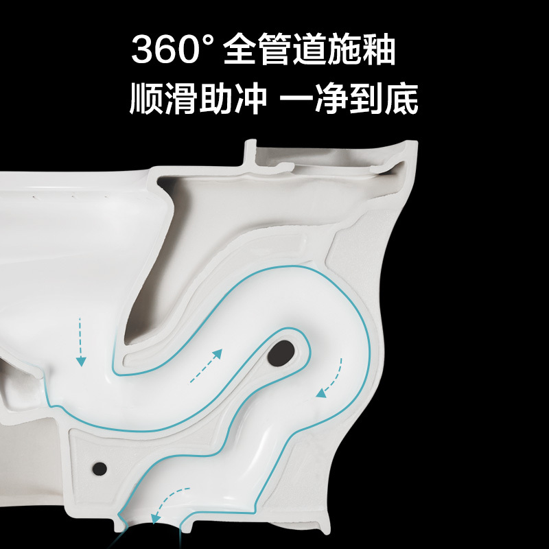 九牧(JOMOO)自营马桶11388瞬冲虹吸马桶家用卫生间坐便器地排喷射虹吸式节水防臭防溅水座便器