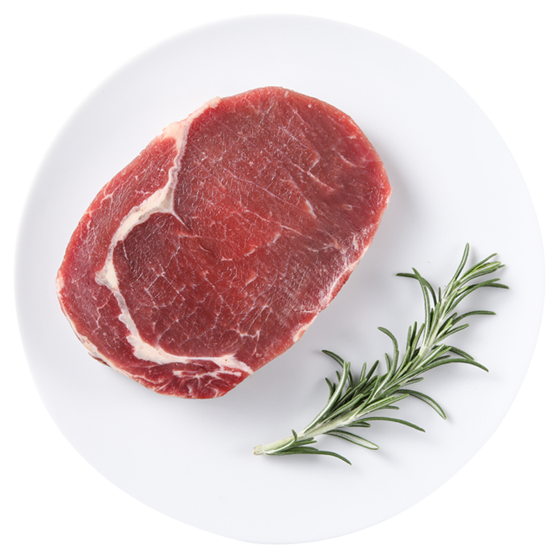 悠司坊澳洲进口原肉整切牛肉生鲜 安格斯原切眼肉牛排180g