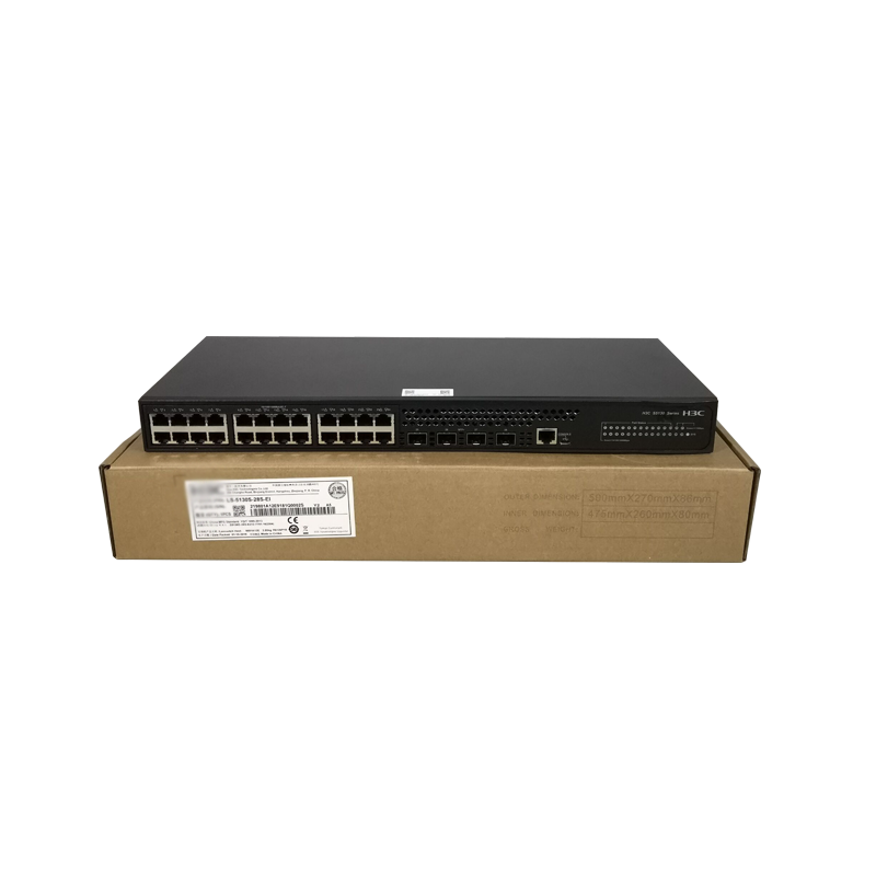 华三S5130S-28S-EI 24个10/100/1000Base-T自适应以太网端口