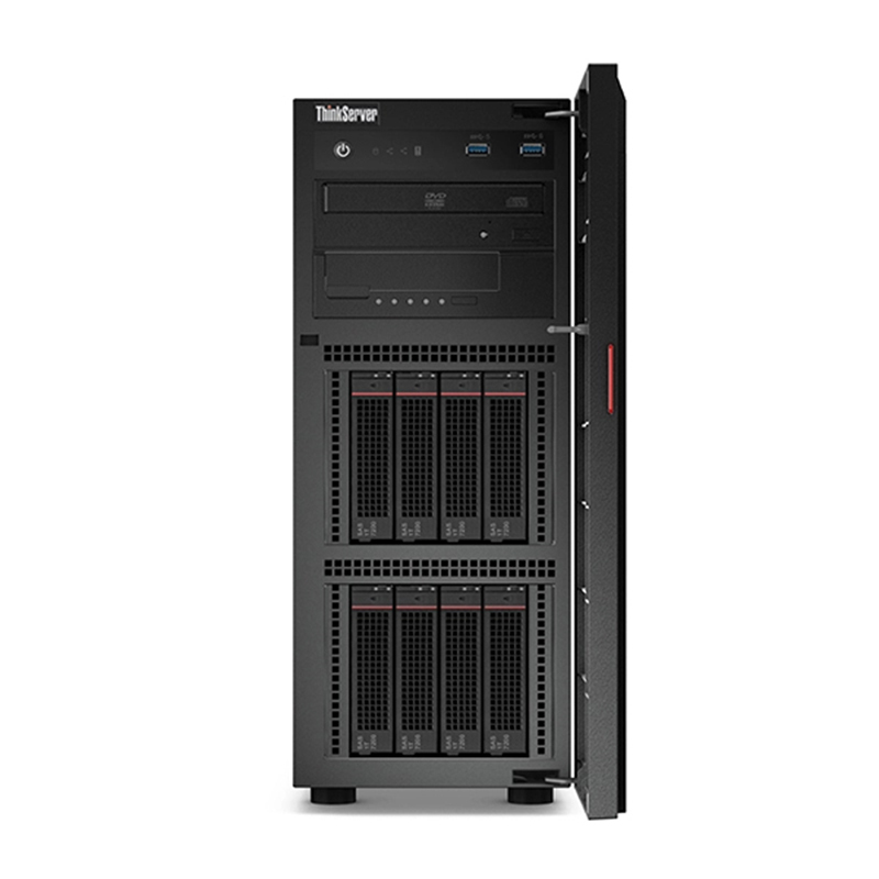 联想(Lenovo)ThinkServerTS560塔式服务器主机(E3-1220v6 8G 2*2T DVD 300W)高清大图