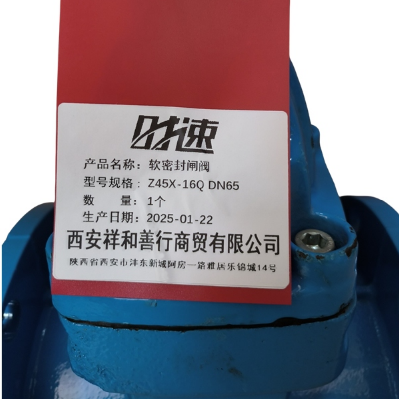 时速 软密封闸阀 Z45X-16Q DN65 个高清大图
