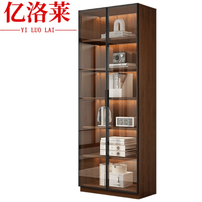 亿洛莱 书柜 60*32*200cm 个高清大图