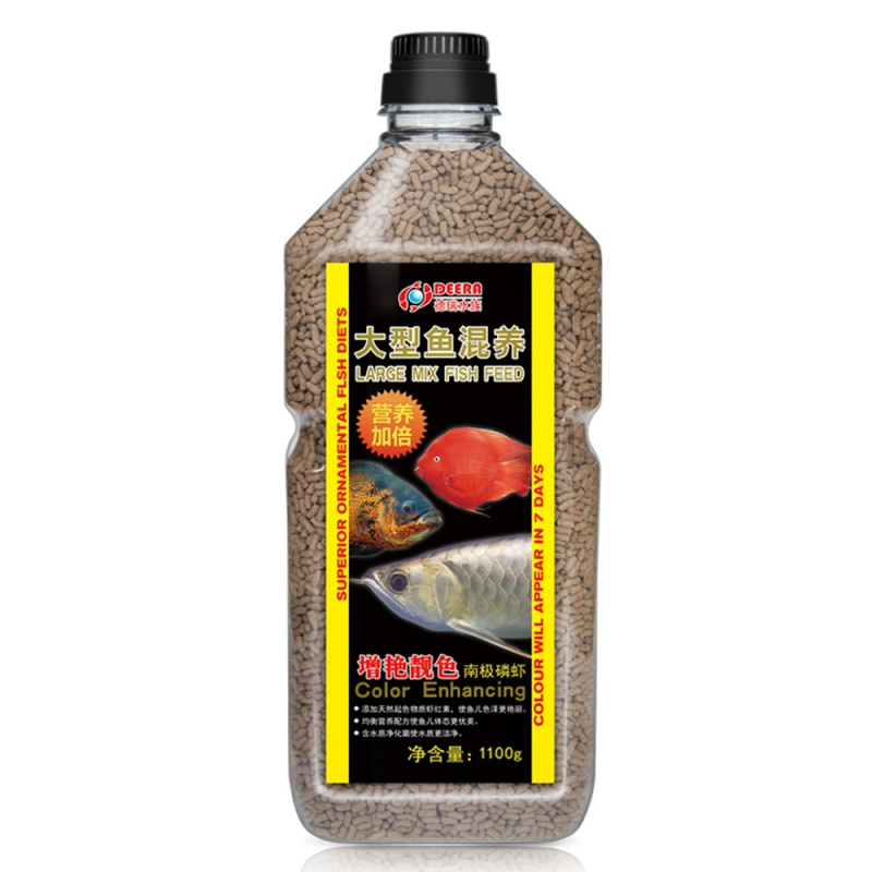 银龙鱼饲料鱼食地图鱼大型混养观赏鱼通用型血鹦鹉鱼发财鱼粮高清大图