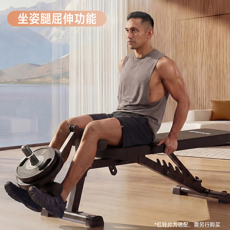 舒华牧师凳卧推男士仰卧起坐家用哑铃凳多功能杠铃飞鸟专业椅G597高清大图