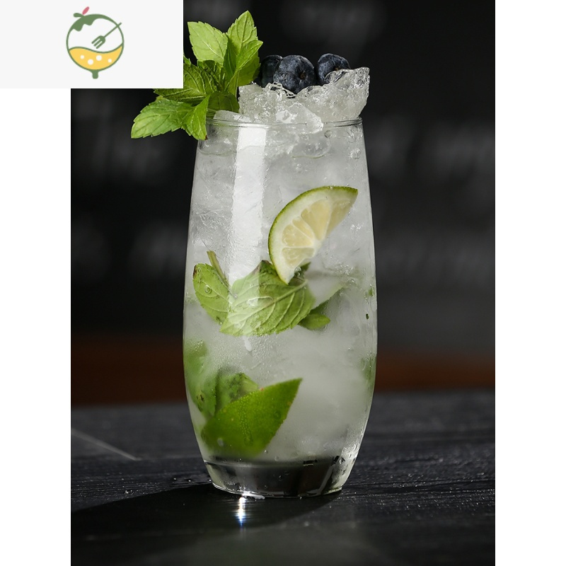 酒杯酒吧长饮杯柯林杯果汁杯酒杯杯子mojito莫吉托杯水晶材质510ml