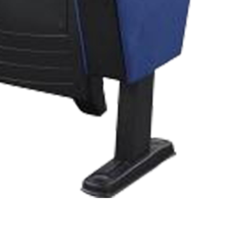 臻远ZY-LTY-31 礼堂椅剧院椅会议室椅子蓝色带后写字板单人位高清大图