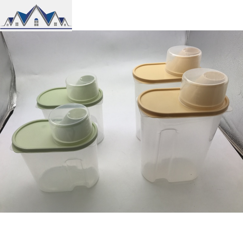 五谷杂粮罐塑料厨房储蓄罐家用食品级密封罐收纳盒干货米豆储存罐 三维工匠高清大图