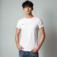 安德玛(Under Armour)男子舒适透气健身训练速干圆领休闲运动短袖T恤 ZP