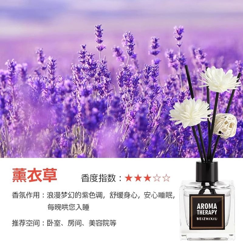 【补贴10%】栀子花香薰家用室内持久留香卧室女生淡香水卫生间除臭空气清新剂 【1瓶装】薰衣草