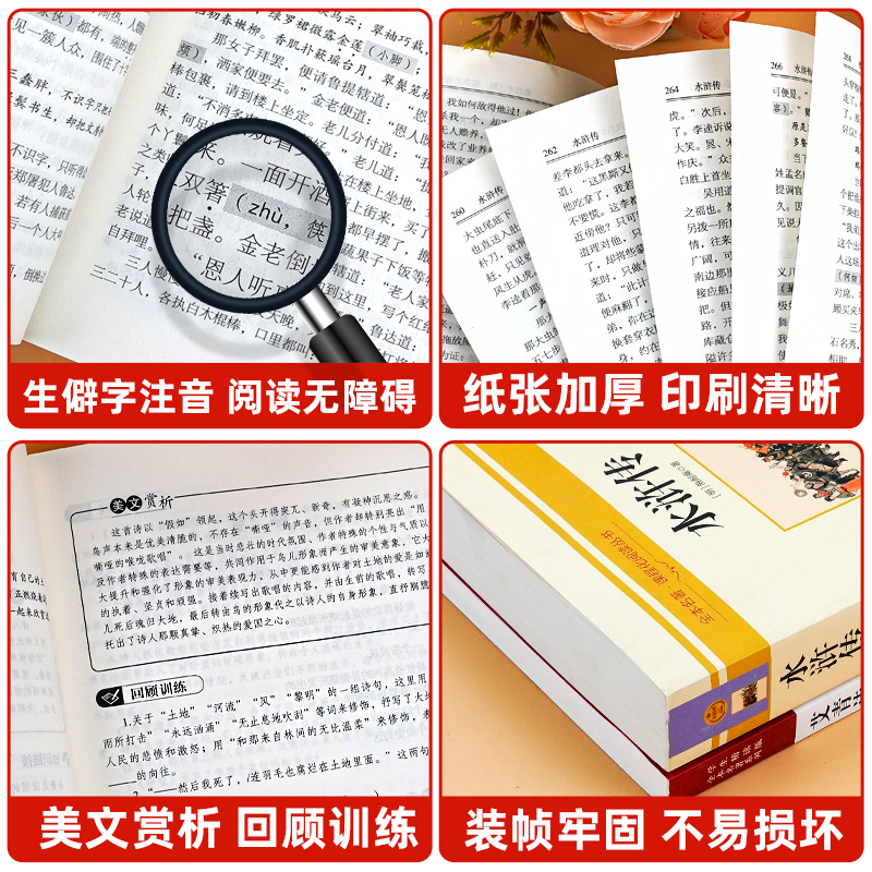全套5本]九年级下册名著.人民教育出版社 [正版]九年级下册必读6册简爱儒林外史我是猫格列佛游记契诃夫短篇小说围城人民教高清大图