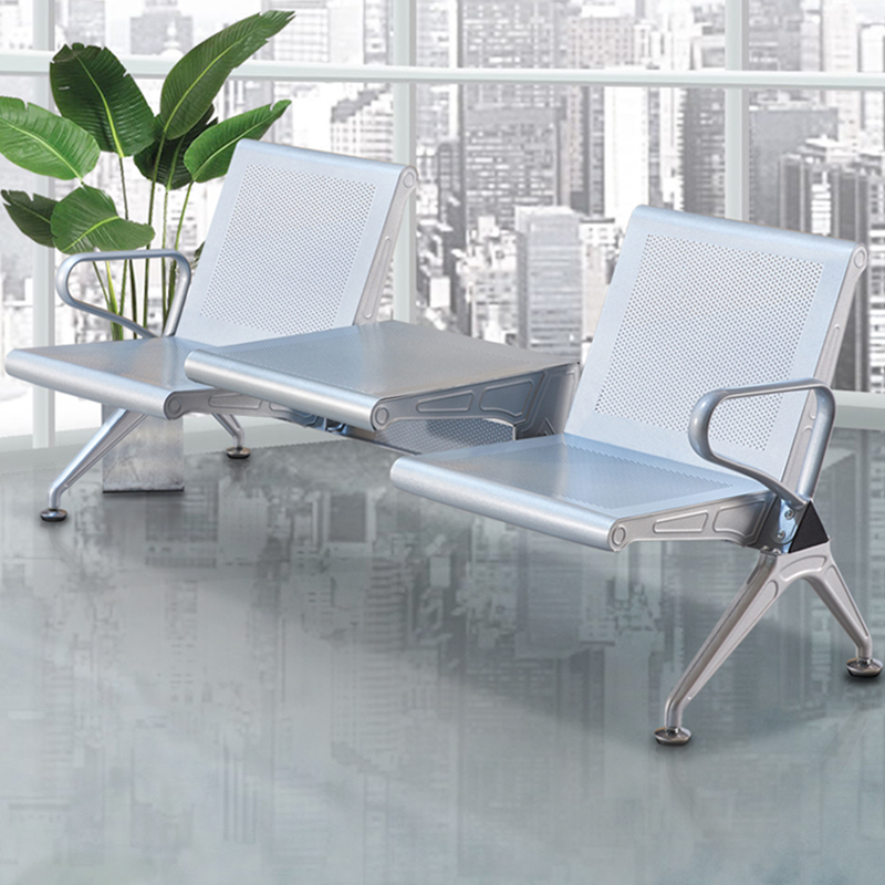 中豫鑫泽 ZYXZ5021033 连排椅机场椅公共座椅长椅等候椅 二人位加茶几高清大图