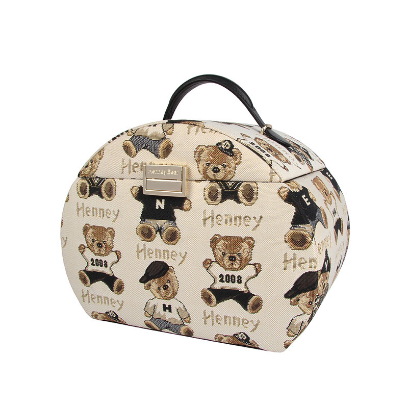 henneybear轩尼小熊2021新款时尚女包箱包首饰盒婚庆送礼h218视频