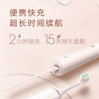 苏宁小Biu 声波电动牙刷 清洁电动软毛牙刷成人学生充电式高频声波震动SH-YS1W