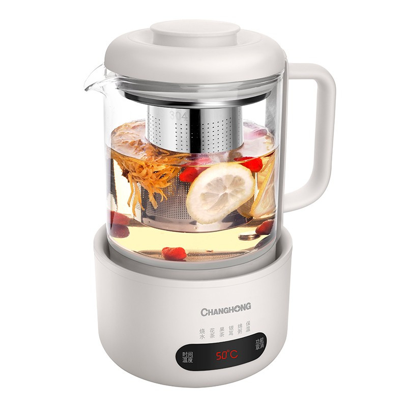 长虹(changhong) 迷你养生壶 -液体加热器(多功能电热壶) 600ml 高硼