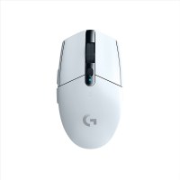 【罗技G旗舰店】罗技G304电竞游戏机械无线鼠标 台式笔记本通用正品原装便携 绝地求生神器吃鸡宏男女生（白色）