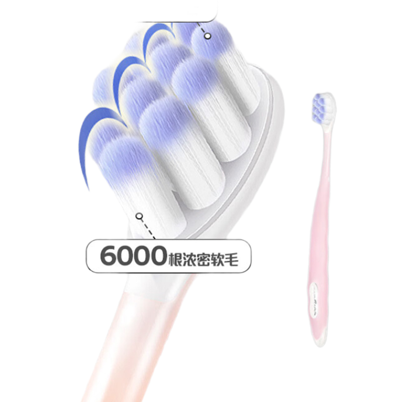 高露洁(Colgate)云感果冻成人软毛凸面牙刷*1旅行装云朵植毛高密护龈减少牙龈出血