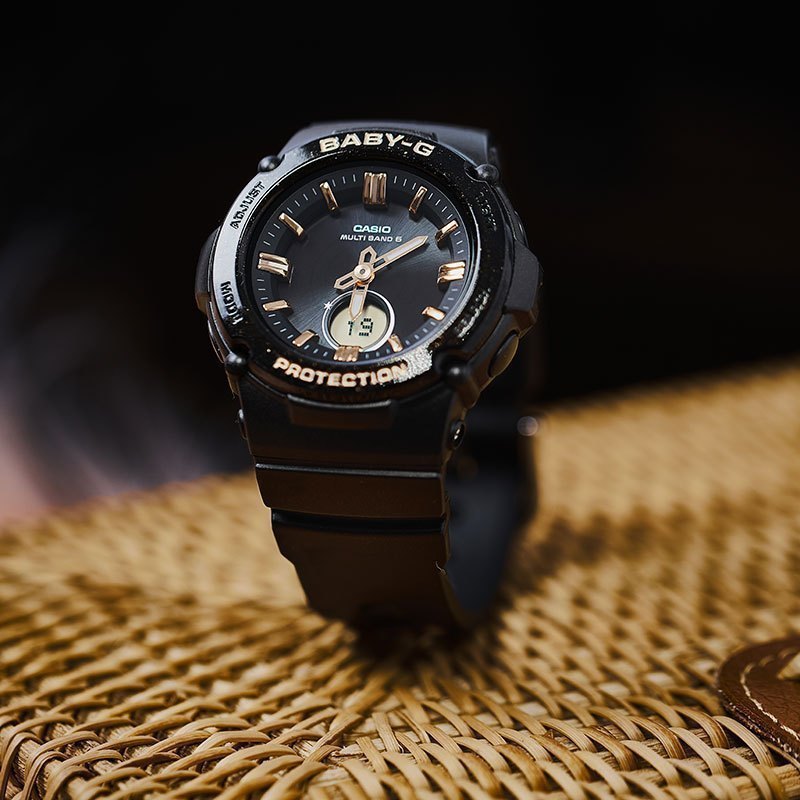 casio旗舰店卡西欧手表女 正品官方baby-g限量运动学生手表bga-2500