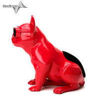 JARRE 斗牛犬无线蓝牙音响低音炮手机便携式音响音箱 AeroBullXS1 斗牛犬音音箱-亮面红