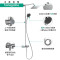 汉斯格雅飞雨淋浴管240大顶喷26777境雨手持升级三出水节水型恒温淋浴花洒套装