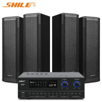 狮乐（SHILE）专业中小型会议室音响系统AV108+BX402两对_358
