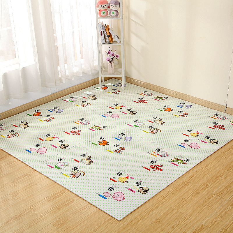 仙人掌 黄色 60x60x1cm/4片装送边条 宝宝爬行垫拼接儿童泡沫地垫加厚