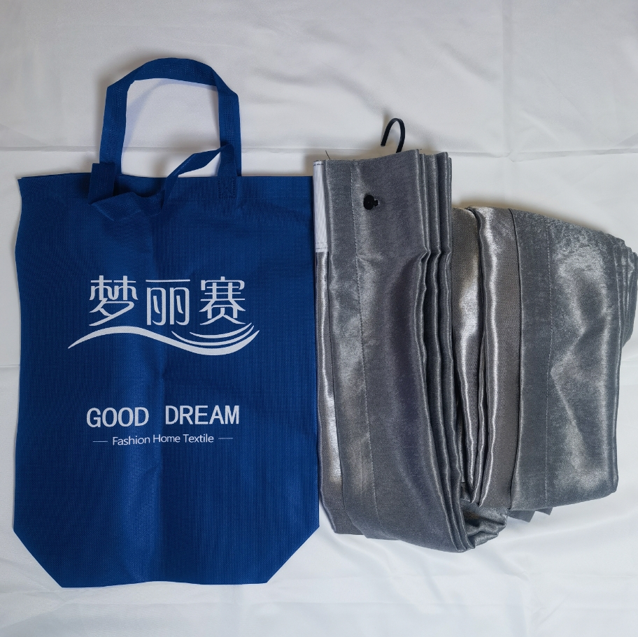 梦丽赛 纯色棉麻布艺遮光防晒窗帘罗马杆轨道窗帘100cm*270cm（米）