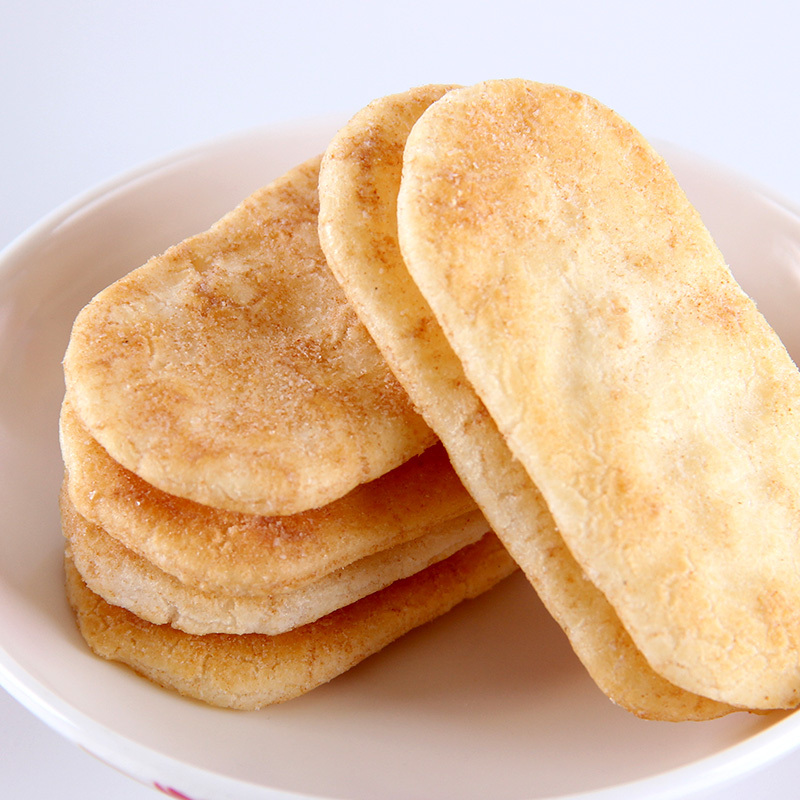 米福娃香米饼仙贝300g60包雪米饼仙贝休闲膨化零食点心