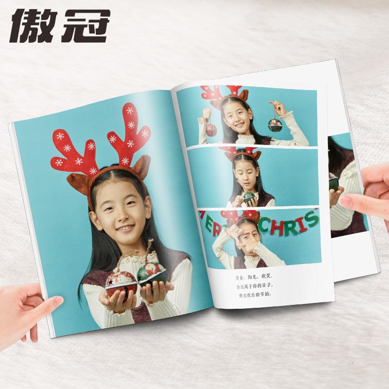 照片书纪念册创意情侣浪漫手工diy相册本制作定制做写真生日 三维工匠 12寸锁线款硬壳封面覆膜 64p(70-150图)高清大图