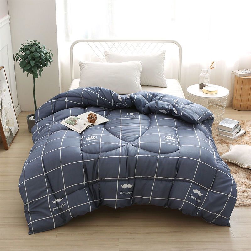 胡子方格100200cm25斤褥被冬季被子加厚保暖被芯春秋学生宿舍冬天单人