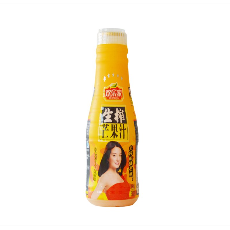 欢乐家生榨芒果汁料500ml