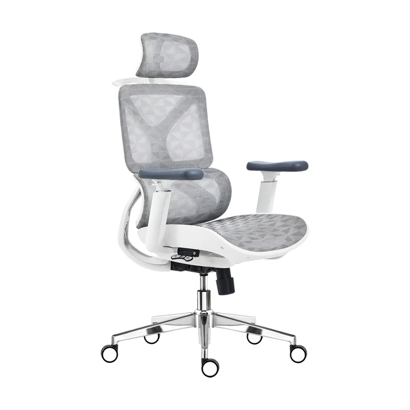 臻远 ZY-8936 办公椅人体工学椅转椅 白框 单位:把