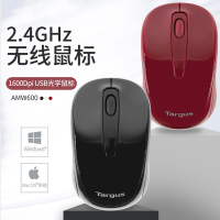 Targus泰格斯鼠标 无线鼠标 办公鼠标 台式机鼠标 笔记本鼠标 右手鼠标 带无线2.4G接收器 黑色 600