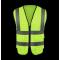 反光背心工地施工马甲背心交通透气环卫园林黄衣服--翡翠绿XL码;自选尺寸