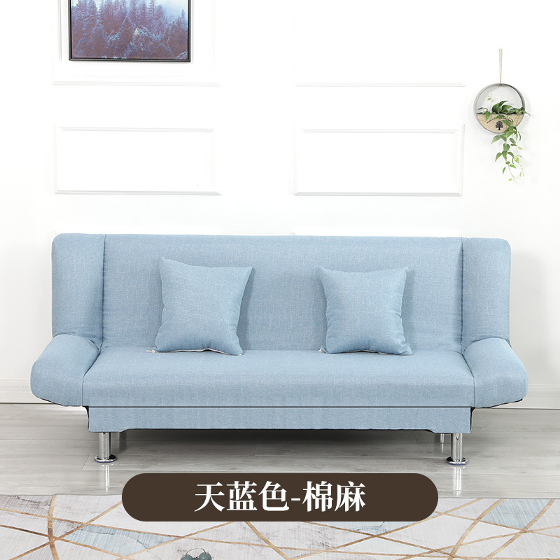 折叠沙发床单人两用简易出租房布艺迷你网红懒人沙发客厅小户型