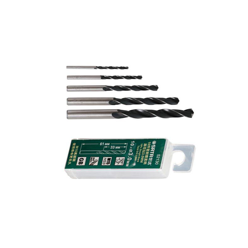 世达（SATA） 52227 5件套耐磨直柄麻花钻12.7MM正品高清大图