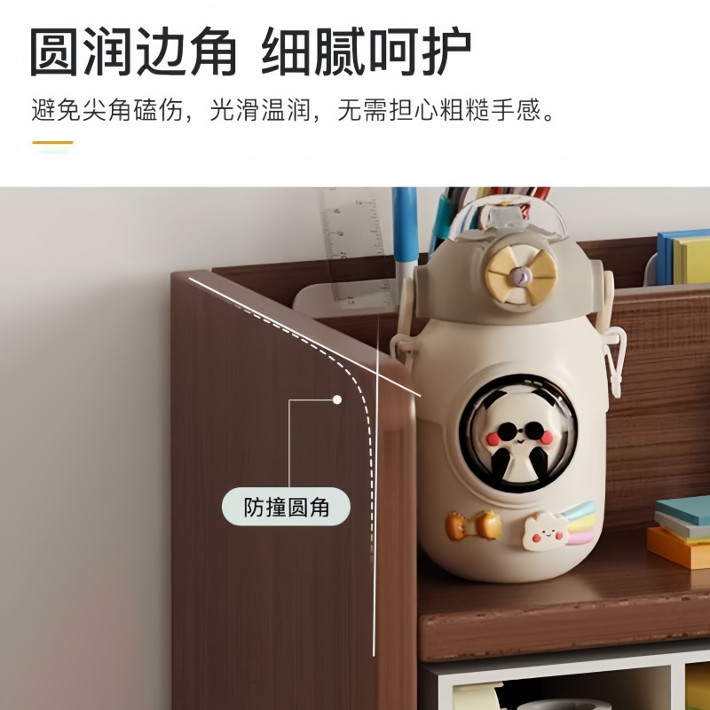 悦兴诚桌面书架56*17*25cm个高清大图