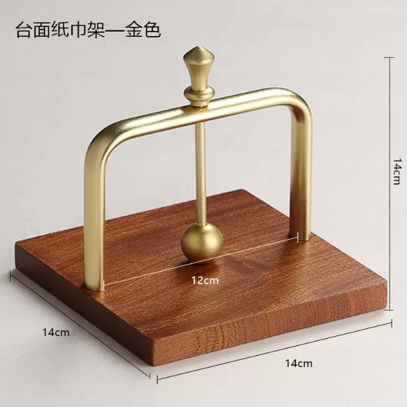 纸巾架 金色款高清大图