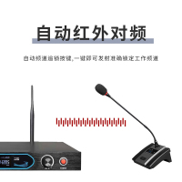 润普Runpu RP-WX8002E 国产化会议室礼堂报告厅主持舞台演出一拖二无线鹅颈麦话筒麦克风