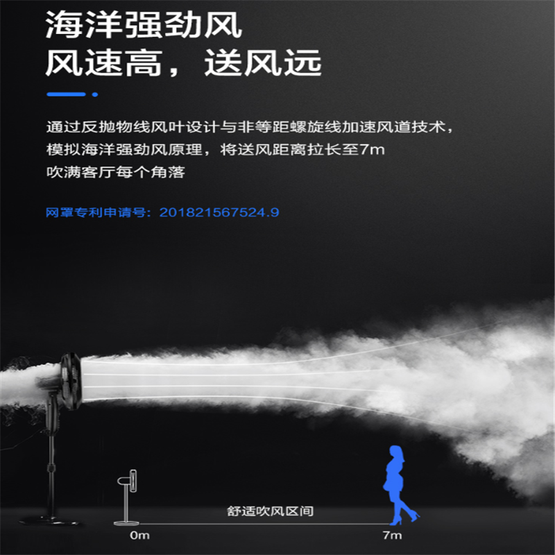 美的(Midea) 电风扇 FS40-15QW 五叶机械 可升降