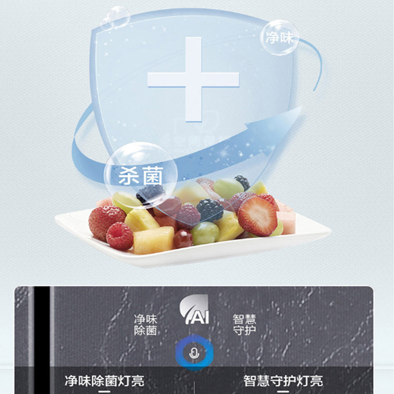 海尔(Haier)超薄零嵌505升十字对开门冰箱 零距离自由嵌入 全空间保鲜 BCD-505WGHTD14B5U1