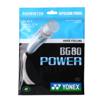 尤尼克斯Yonex羽毛球线BG80P球拍线高弹性强力扣杀单条装
