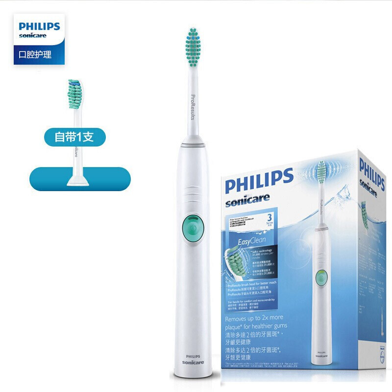 飞利浦(PHILIPS) 电动牙刷 成人声波震动 HX6511/51