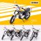 川崎750-RS(Z2)咖色 青岛社1/12本田CB750仿真摩托车模型合金汽车玩具车模静态摆件