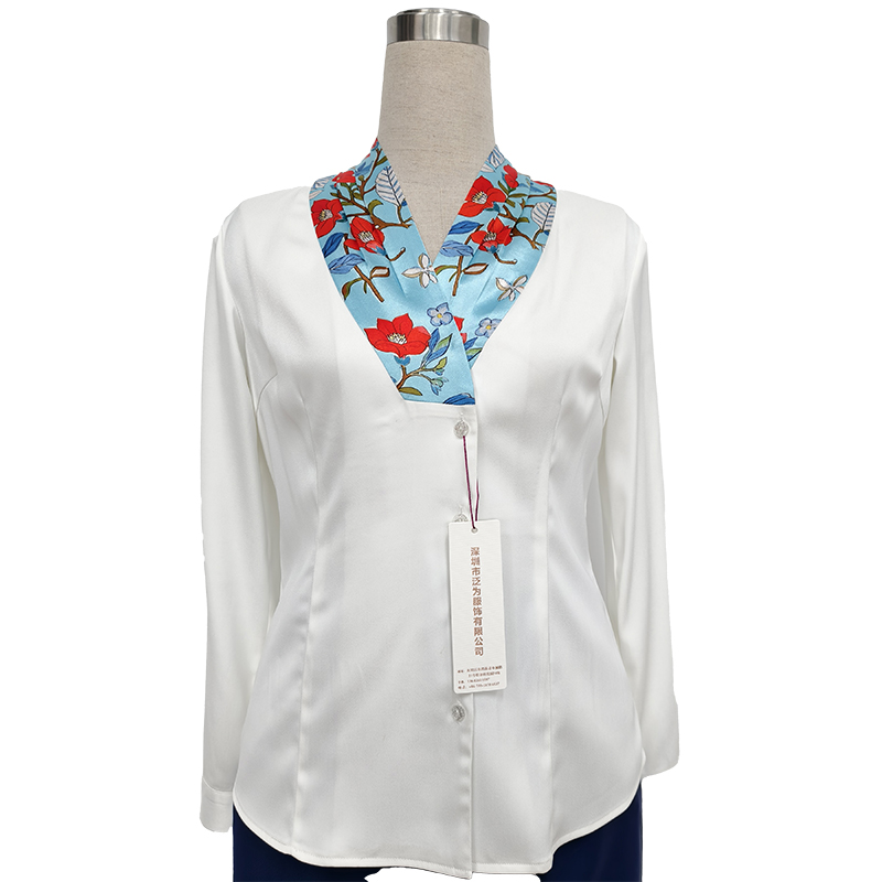 泛为 女长袖衬衫(含丝巾)定制 件