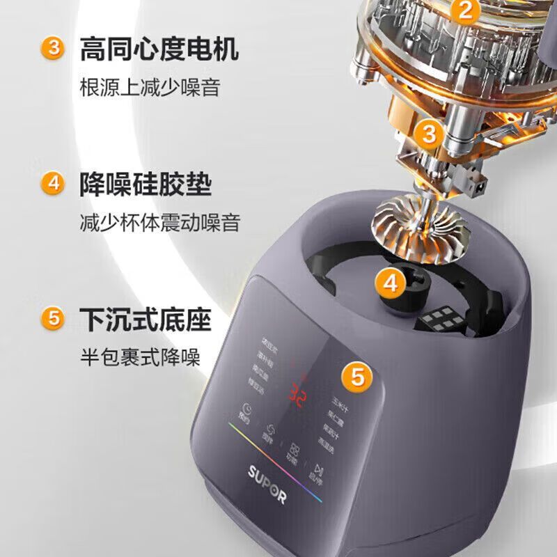 苏泊尔(SUPOR)破壁机SP79S家用多功能全自动加热豆浆机辅食机榨汁料理机