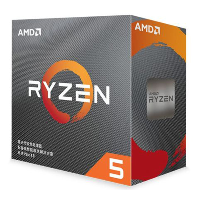 AMD 锐龙5 3600 处理器 (r5)7nm 6核12线程 3.6GHz 65W AM4接口 盒装CPU