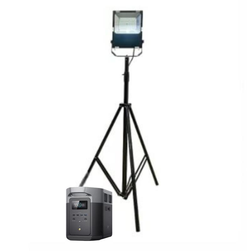 炽翼便携式移动电源储能工作灯CHY-DY300黑色 待高清大图