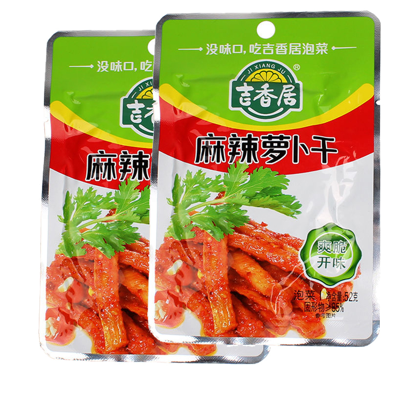 吉香居麻辣萝卜干52g